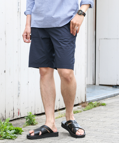 URBAN RESEARCH DOORS MENS(アーバンリサーチ ドアーズ メンズ)の「DOORS T/C Stretch Shorts(その他パンツ・メンズ・グレー/ネイビー/オリーブ・38/40)」の3枚目の写真