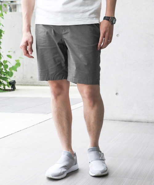 URBAN RESEARCH DOORS MENS(アーバンリサーチ ドアーズ メンズ)の「DOORS T/C Stretch Shorts(その他パンツ・メンズ・グレー/ネイビー/オリーブ・38/40)」の2枚目の写真
