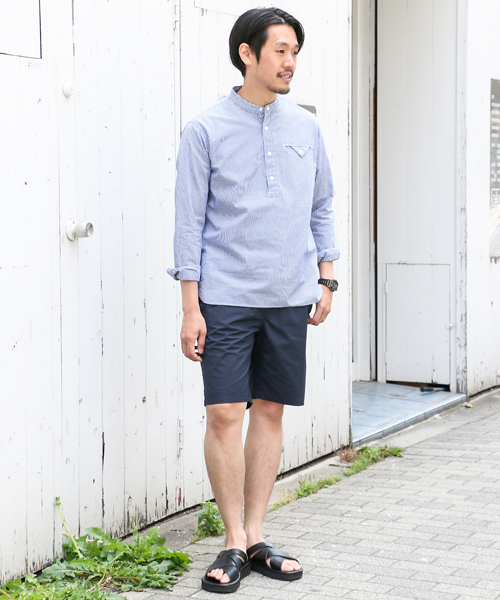 URBAN RESEARCH DOORS MENS(アーバンリサーチ ドアーズ メンズ)の「DOORS T/C Stretch Shorts(その他パンツ・メンズ・グレー/ネイビー/オリーブ・38/40)」の8枚目の写真