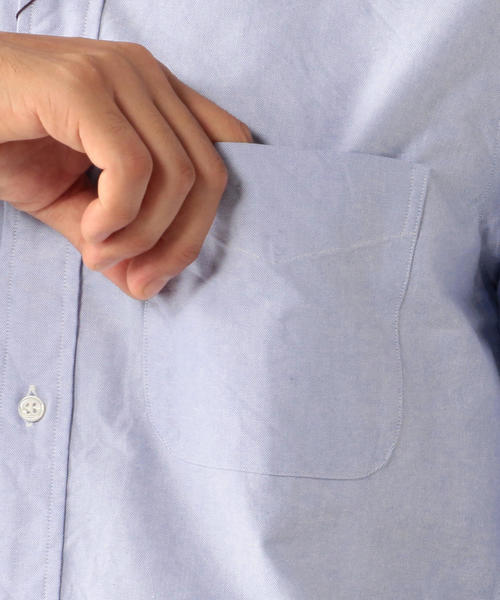 UNITED ARROWS（ユナイテッドアローズ）の「USBS オックス ボタンダウン シャツ（シャツ/ブラウス・メンズ・ホワイト/ライトブルー・MEDIUM/SMALL/LARGE/X-SMALL/XX-LARGE/X-LARGE）」の7枚目の写真