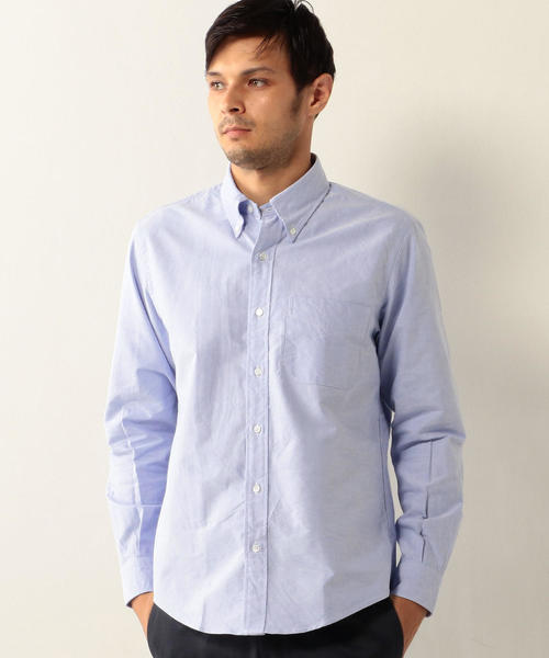 UNITED ARROWS（ユナイテッドアローズ）の「USBS オックス ボタンダウン シャツ（シャツ/ブラウス・メンズ・ホワイト/ライトブルー・MEDIUM/SMALL/LARGE/X-SMALL/XX-LARGE/X-LARGE）」の8枚目の写真