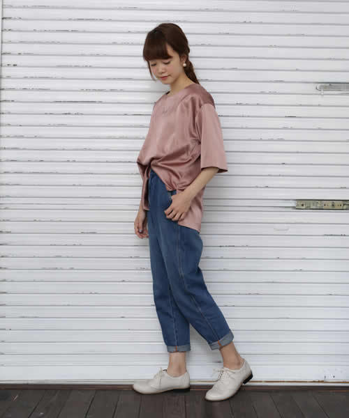 SESTO（セスト）の「マニッシュレースアップシューズ（ドレスシューズ・レディース・ブラック/ライトベージュ/ホワイト/ボルドー/ブラック×ホワイト/シルバー/ネイビー/ブラウン/ブラック系その他/ダークブラウン/ブラウン系その他/マスタード・LL/L/3L/S/M）」の21枚目の写真