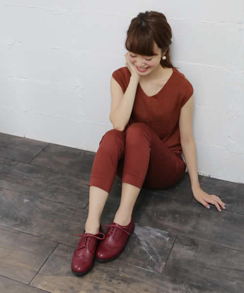 SESTO（セスト）の「マニッシュレースアップシューズ（ドレスシューズ・レディース・ブラック/ライトベージュ/ホワイト/ボルドー/ブラック×ホワイト/シルバー/ネイビー/ブラウン/ブラック系その他/ダークブラウン/ブラウン系その他/マスタード・LL/L/3L/S/M）」の17枚目の写真