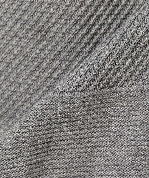 ikka（イッカ）の「切り替えボートネックプルオーバー（ニット/セーター・メンズ・スモークグレー/ネイビー/ベージュ・LARGE/MEDIUM/X-LARGE）」の8枚目の写真