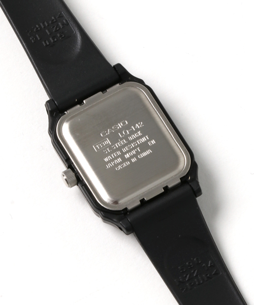 CASIO(カシオ)の「CASIO カシオ/ アナログ スクエアフェイス 日本製クォーツ 日常生活防水 腕時計 //// LQスクエアシリーズ(アナログ腕時計・メンズ・ブラック×ブラック/ブラック×ブルー/ブラック×シルバー/ブラック×ゴールド/ブラック×ホワイト/ブラック系その他/ブラック系その他2/ブラック・FREE)」の12枚目の写真