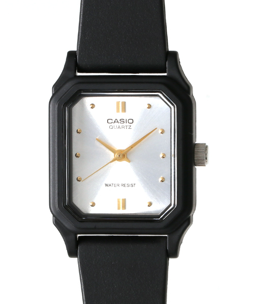 CASIO(カシオ)の「CASIO カシオ/ アナログ スクエアフェイス 日本製クォーツ 日常生活防水 腕時計 //// LQスクエアシリーズ(アナログ腕時計・メンズ・ブラック×ブラック/ブラック×ブルー/ブラック×シルバー/ブラック×ゴールド/ブラック×ホワイト/ブラック系その他/ブラック系その他2/ブラック・FREE)」の1枚目の写真
