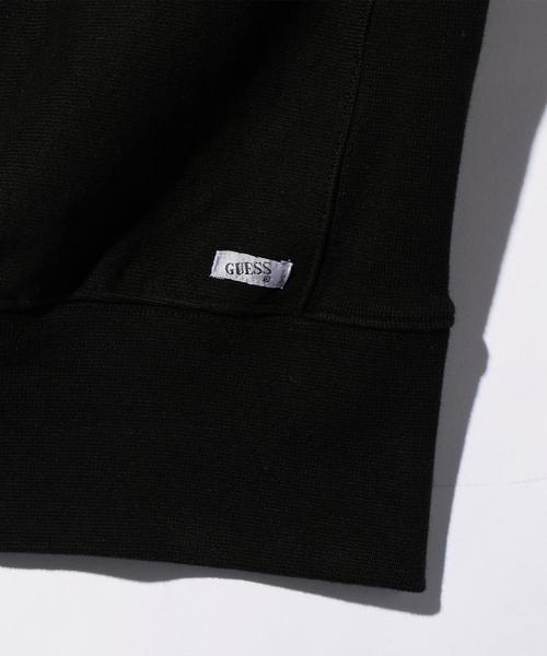 Guess（ゲス）の「＜GUESS Originals＞ LOGO SWEAT CN/スウェット◆（スウェット・メンズ・ホワイト/ブラック・LARGE/MEDIUM/SMALL）」の5枚目の写真