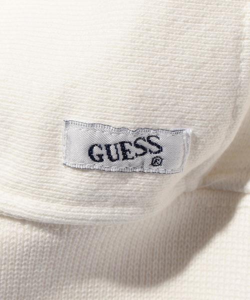 Guess（ゲス）の「＜GUESS Originals＞ LOGO SWEAT CN/スウェット◆（スウェット・メンズ・ホワイト/ブラック・LARGE/MEDIUM/SMALL）」の3枚目の写真
