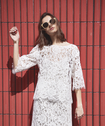 MYSELF ABAHOUSE | レースブラウス | インナー付(シャツ/ブラウス)