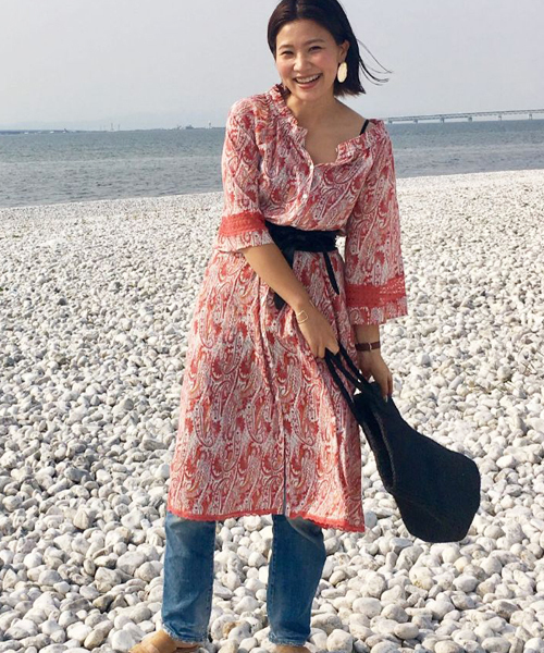 Ciaopanic Typy チャオパニックティピー の ペイズリー2wayシャツガウンワンピース ワンピース Wear