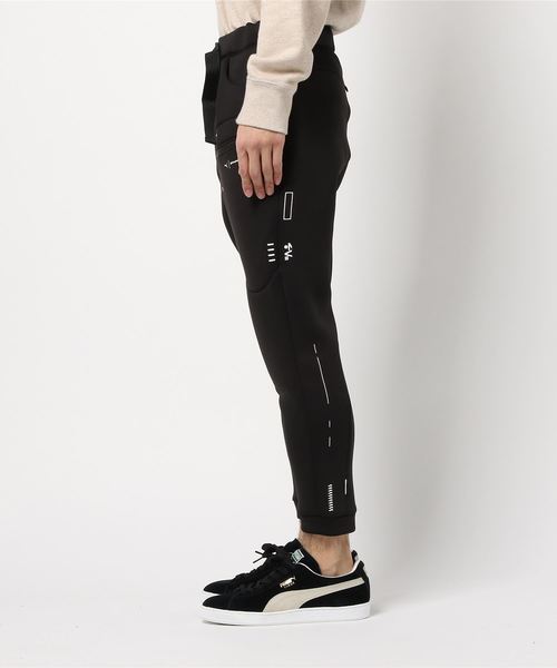 【未使用】PUMA×GraphersRock. スウェットパンツ ブラック 黒 プーマ グラファーズロック スポーティー スペーサーニット コラボ ボトムス PUMA（プーマ）の「GR SWEAT PANTS（その他パンツ）」 - WEAR