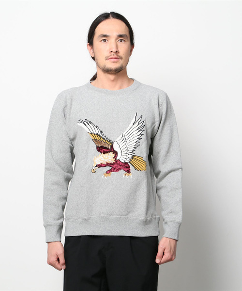 ALDIES(アールディーズ)の「Eagle Trainer / イーグルトレーナー(スウェット・メンズ・グレー/ネイビー・X-LARGE/LARGE/XX-LARGE/MEDIUM/SMALL)」の5枚目の写真