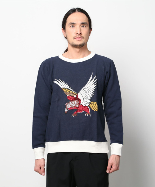 ALDIES(アールディーズ)の「Eagle Trainer / イーグルトレーナー(スウェット・メンズ・グレー/ネイビー・X-LARGE/LARGE/XX-LARGE/MEDIUM/SMALL)」の6枚目の写真