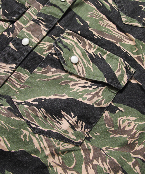 JACKROSE（ジャックローズ）の「タイガーカモバンドカラーウエスタン