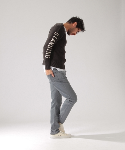 BAYFLOW(ベイフロー)の「BAYFLOW/ハイパーストレッチオーバーダイスリムデニム 18SS(デニムパンツ・メンズ・グレー/ブラック・32inch/29inch/31inch/30inch/28inch)」の11枚目の写真