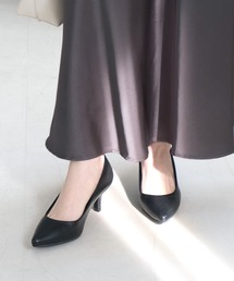 走れるパンプス/美脚ポインテッドトゥ6㎝ヒールパンプス