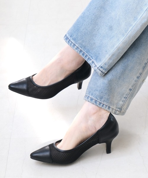 AmiAmi(アミアミ)の「走れるパンプス/美脚ポインテッドトゥ6㎝ヒールパンプス(パンプス・レディース・パープル/ネイビー/ブラック/カーキ/ベージュ系その他/ブラック系その他/チェック/レッド/グレー/レオパード/イエロー/ブラック系その他2/パイソン/ベージュ系その他2/ピンク/グレイッシュベージュ/ホワイト×シルバー/ベージュ系その他3/ピンクベージュ/ブルー系その他/グリーン系その他/キャメル/ダークオレンジ/アイボリー/ブラック系その他3/オリーブ/マルチ/モカ/ホワイト系その他/ブラック系その他4/ベージュ系その他4/ライトカーキ/ベージュ系その他5/ダークグレー/ライトグレー/グレー系その他/ブラック系その他5/ブラウン/ベージュ系その他6/シルバー/ホワイト系その他2/パープル系その他/バーガンディー/グリーン系その他2/ブラウン系その他・35/38/39/36/34/37)」の10枚目の写真