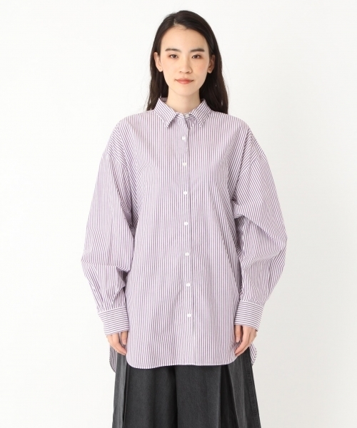 niko and...(ニコアンド)の「オリジナル50ビッグビッグチュニックシャツ【niko and ...】(シャツ/ブラウス・レディース・ダークブルー/ネイビー/パープル/ブラック・MEDIUM/LARGE)」の9枚目の写真