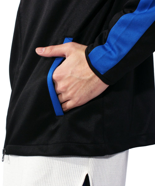 ８(eight)（エイト）の「ライン入り ジャージ ジャケット セットアップ（ジャージ・メンズ・ブラック/ネイビー/ブラック×レッド/ブラック×ブルー・MEDIUM/LARGE/X-LARGE）」の16枚目の写真