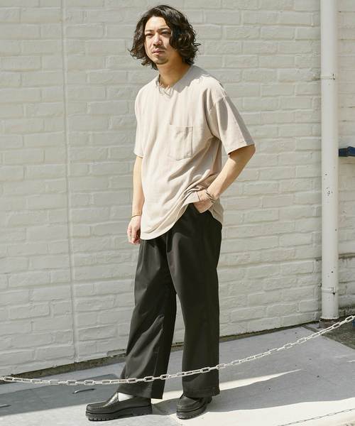 CIAOPANIC（チャオパニック）の「タックワイドパンツ（その他パンツ・メンズ・グリーン/ブラック・FREE）」の5枚目の写真