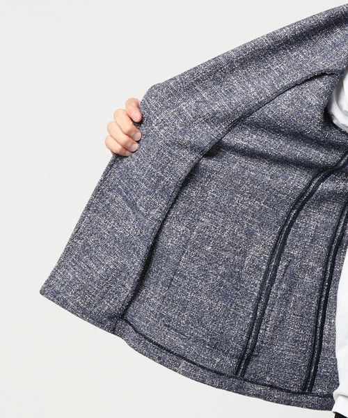 T-JACKET（ティージャケット）の「《T-JACKET / ティージャケット》サマ－ツイ－ドジャ－ジ－　ダブルブレストジャケット（テーラードジャケット・メンズ・レッド系その他/ブルー系その他/イエロー系その他・LARGE/SMALL/MEDIUM）」の4枚目の写真