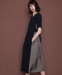 UNITED TOKYO | バックチェックワンピース(ワンピース)