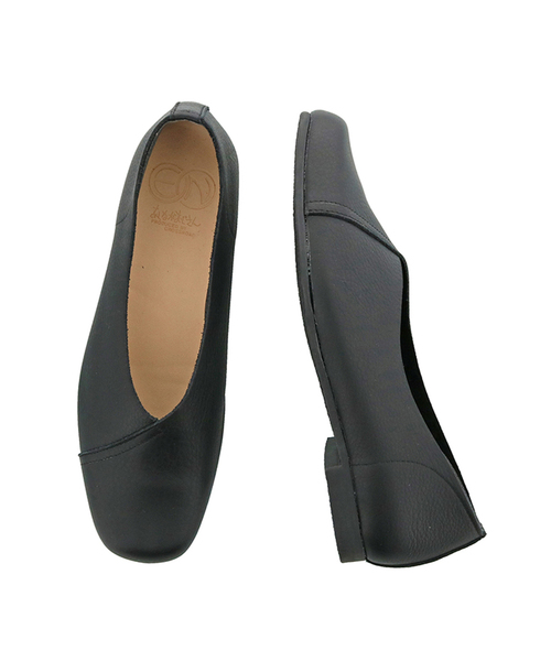 ENあしながおじさん（エンアシナガオジサン）の「〈ENあしながおじさん〉スリッポンシューズ（スリッポン・レディース・ブラック/ダークブラウン/ガンメタ/アイボリー/ライトベージュ/グレイッシュベージュ・22.5cm/23.5cm/24.5cm/23.0cm/24.0cm/25.0cm/22.0cm）」の12枚目の写真