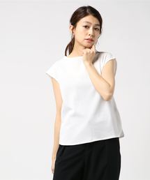 M y u | ワッフル生地★フレンチスリーブプルオーバー(Tシャツ/カットソー)