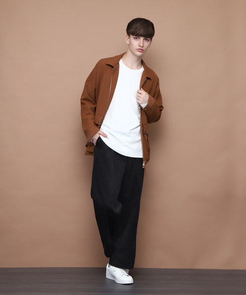 EMMA CLOTHES（エマクローズ）の「5.5Wコーデュロイワイドパンツ（その他パンツ・メンズ・ブラック/ダークブラウン/ライトベージュ/オリーブ・M/L）」の6枚目の写真