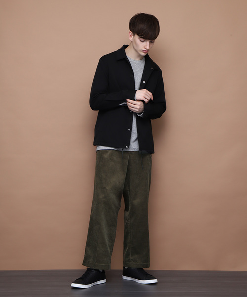 EMMA CLOTHES（エマクローズ）の「5.5Wコーデュロイワイドパンツ（その他パンツ・メンズ・ブラック/ダークブラウン/ライトベージュ/オリーブ・M/L）」の14枚目の写真