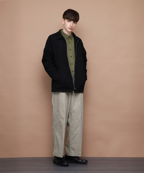 EMMA CLOTHES（エマクローズ）の「5.5Wコーデュロイワイドパンツ（その他パンツ・メンズ・ブラック/ダークブラウン/ライトベージュ/オリーブ・M/L）」の8枚目の写真