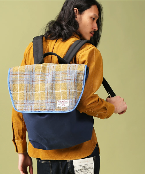 HARRIS TWEED ハリスツイード リュックバッグ 英国王室御用達「ハリス