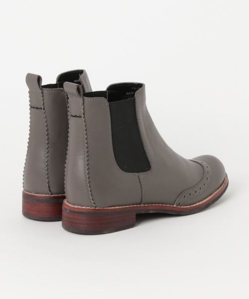 FOOT STYLE(フットスタイル)の「雑誌LEE掲載 サイドゴアブーツFS-1105(ブーツ・レディース・ブラック/ライトブラウン/ダークグレー・38/39/36/37)」の4枚目の写真