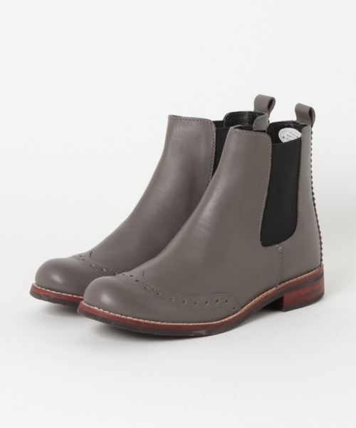 FOOT STYLE(フットスタイル)の「雑誌LEE掲載 サイドゴアブーツFS-1105(ブーツ・レディース・ブラック/ライトブラウン/ダークグレー・38/39/36/37)」の6枚目の写真