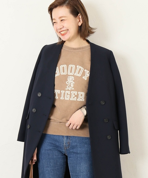 MIXTA（ミクスタ）の「【Mixta/ミクスタ】BODY TIGERC/N L/S SWEAT SET IN： スウェット◆（スウェット・レディース・ホワイト/グレー/キャメル・XS）」の3枚目の写真