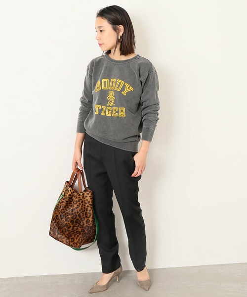 MIXTA（ミクスタ）の「【Mixta/ミクスタ】BODY TIGERC/N L/S SWEAT SET IN： スウェット◆（スウェット・レディース・ホワイト/グレー/キャメル・XS）」の7枚目の写真