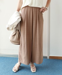麻レーヨンワイドパンツ