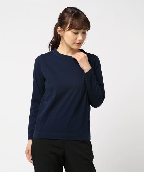 homspun（ホームスパン）の「homspun / ロングスリーブ Tシャツ ＜WOMEN＞（Tシャツ/カットソー・レディース・ブラック/ピンク/ネイビー・MEDIUM/LARGE）」の2枚目の写真