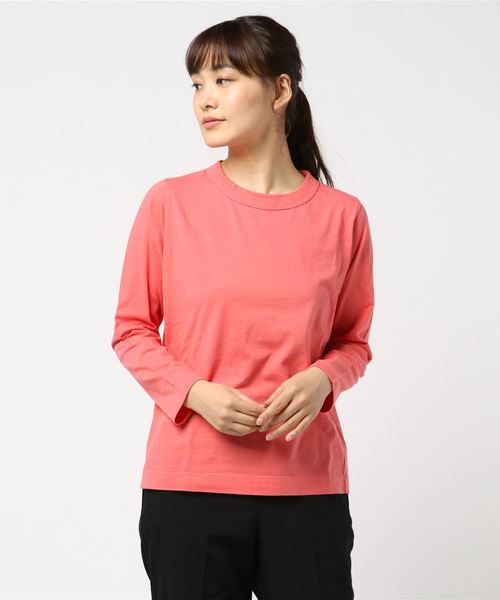 homspun（ホームスパン）の「homspun / ロングスリーブ Tシャツ ＜WOMEN＞（Tシャツ/カットソー・レディース・ブラック/ピンク/ネイビー・MEDIUM/LARGE）」の3枚目の写真