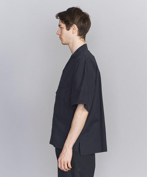 blurhms(ブラームス)の「<blurhms> CHAMB BOX SSL/シャツ ◆(シャツ/ブラウス・メンズ・ライトブルー/ネイビー・3/2)」の7枚目の写真