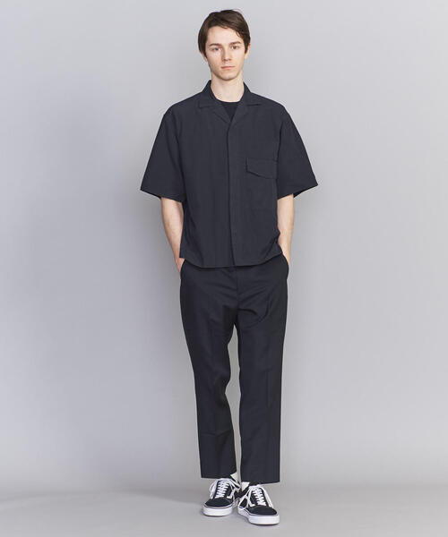 blurhms(ブラームス)の「<blurhms> CHAMB BOX SSL/シャツ ◆(シャツ/ブラウス・メンズ・ライトブルー/ネイビー・3/2)」の8枚目の写真