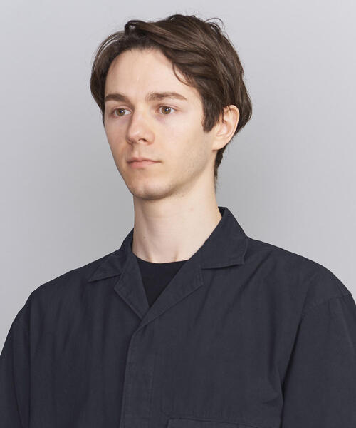 blurhms(ブラームス)の「<blurhms> CHAMB BOX SSL/シャツ ◆(シャツ/ブラウス・メンズ・ライトブルー/ネイビー・3/2)」の9枚目の写真