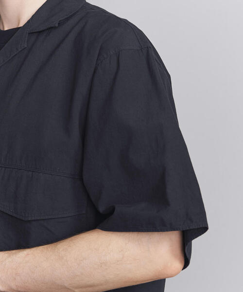 blurhms(ブラームス)の「<blurhms> CHAMB BOX SSL/シャツ ◆(シャツ/ブラウス・メンズ・ライトブルー/ネイビー・3/2)」の10枚目の写真