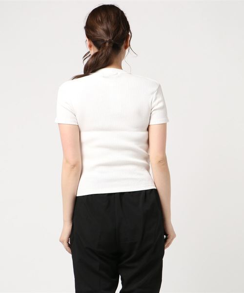 ENVYM(アンビー)の「ショルダーカットアシメTOPS(Tシャツ/カットソー・レディース・ブラック/キャメル/ホワイト・FREE)」の6枚目の写真