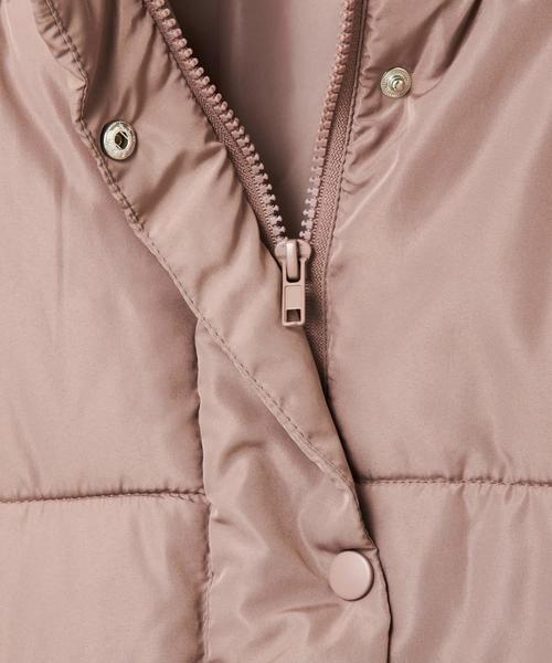 classicalelf(クラシカルエルフ)の「ロング丈ジップアップロングコート(ダウンジャケット/コート・レディース・アイボリー/モカ/ライトカーキ/パープル/レッド/ブルー/ブラック/ベージュ・LARGE/MEDIUM)」の13枚目の写真