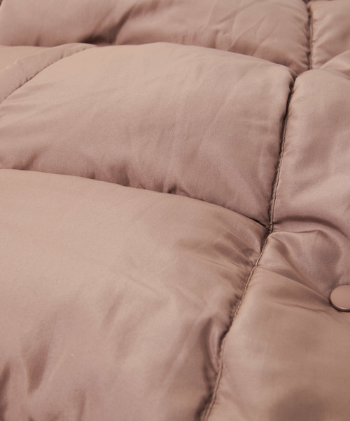 classicalelf(クラシカルエルフ)の「ロング丈ジップアップロングコート(ダウンジャケット/コート・レディース・アイボリー/モカ/ライトカーキ/パープル/レッド/ブルー/ブラック/ベージュ・LARGE/MEDIUM)」の11枚目の写真