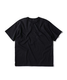 SC: PRIMEFLEX(R) リネン ヘンリーネック Tシャツ