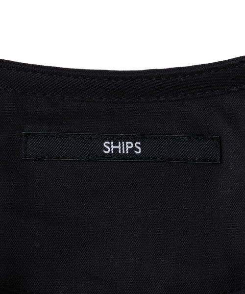 SHIPS(シップス)の「SC: PRIMEFLEX(R) リネン ヘンリーネック Tシャツ(シャツ/ブラウス・メンズ・ホワイト/ネイビー/オリーブ・SMALL/MEDIUM/LARGE/X-LARGE)」の4枚目の写真