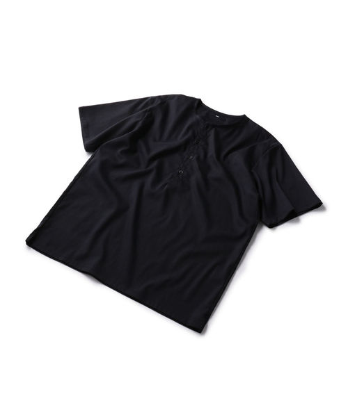 SHIPS(シップス)の「SC: PRIMEFLEX(R) リネン ヘンリーネック Tシャツ(シャツ/ブラウス・メンズ・ホワイト/ネイビー/オリーブ・SMALL/MEDIUM/LARGE/X-LARGE)」の14枚目の写真