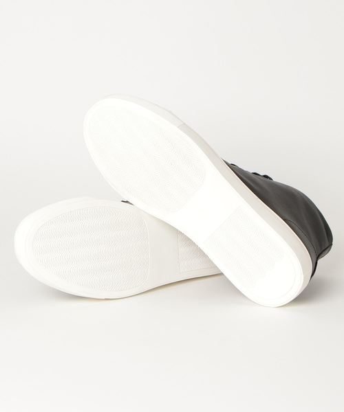 TETE HOMME テットオム スニーカー ハイカット 黒 ブラック